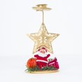 thumbnail image 1 of Christmas Wrought Iron Candlestick Ornaments Decoration Candle Holder Decor, 1 of 9