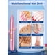 thumbnail image 4 of Taladro de uñas (11,4 x 2,5 cm, blanco), lima de uñas eléctrica profesional, taladro de uñas de gel, kit portátil de manicura y pedicura para salón y hogar, 4 of 5