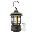 thumbnail image 2 of LED Vintage Lantern, 2000mAh Vintage Style Waterproof Tent Light Portable LED Emergency Light For Camping Hiking Hanging Tent Light With Hook Easy To Use Retro Camping Lantern, 2 of 8