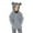 Grey, variant on GiLiling Kids Hooded Overcoat with Cute Bear Ears, Zip Up Fall Winter Warm Sweatshirt Jacket for Toddler Baby Boys Girls Outwear (Red, 3-4 Years)