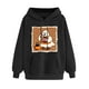 thumbnail image 4 of Sudadera con capucha de manga larga para mujer, informal, con capucha, para exteriores y chaquetas, ropa deportiva de moda para mujer, con capucha y ropa de invierno, sudadera con capucha de manga lar, 4 of 6