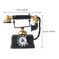 thumbnail image 2 of Miangastore Téléphone Rétro Déco Maison Miniature Modèle de Téléphone Résine 1 Ensemble 7.47x6.29x3.93 Po, 2 of 8
