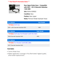 thumbnail image 2 of Rear Upper Brake Hose - Compatible with 2007 - 2013 Chevy Suburban 1500 4WD 2008 2009 2010 2011 2012, 2 of 2