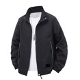 thumbnail image 4 of Letdown Men's Jackets -Bomber Jacket Fall Winter Warm Full Zip Casual Coats Lightweight Windbreaker_Sport Coat Travel Outwear, 4 of 4