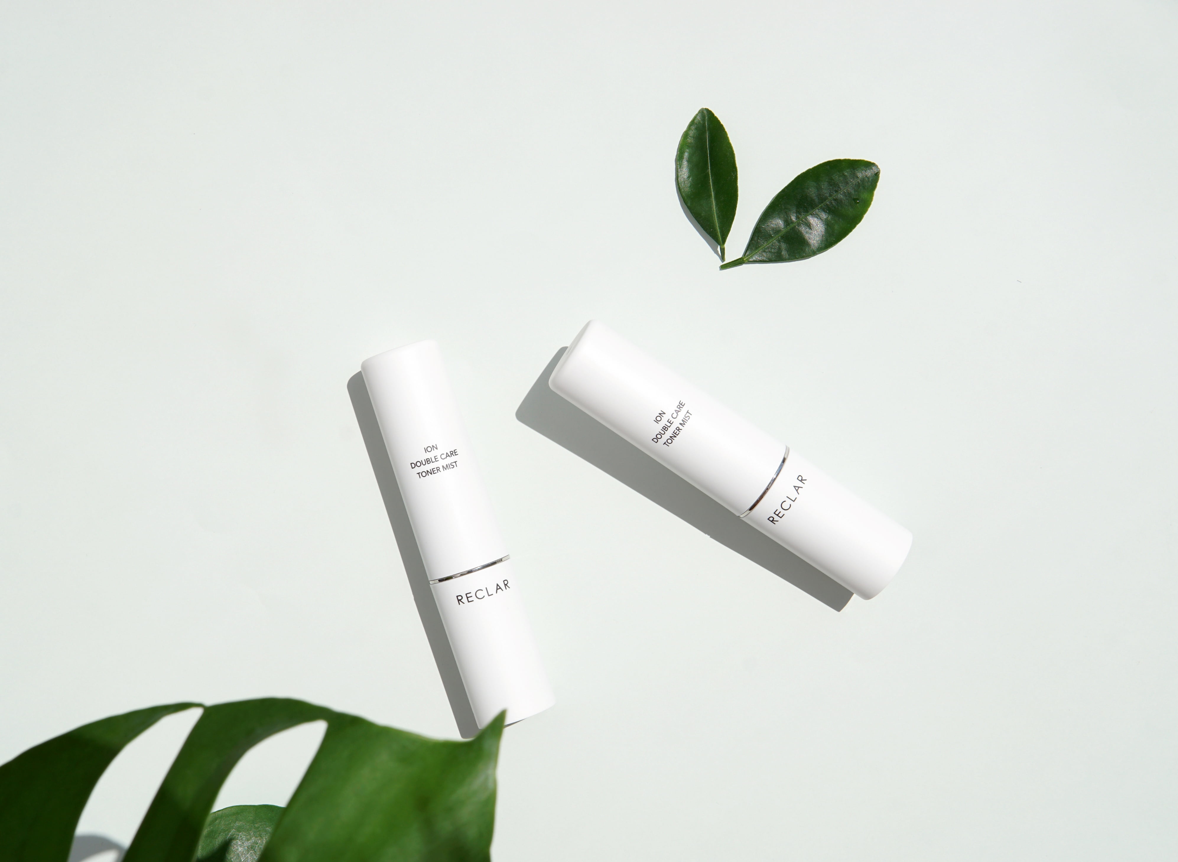 Reclar Ion Care Mist Sprayer (White) - Korean Skin Care, Portable Facial Mister for Hydration & Refreshment, UV Light, Compatible with Camellia Essence Facial Mist