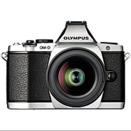 Olympus Optical Camcorder - Olympus OM-D EM-5 - Digital camera - mirrorless - 16.1 MP - Four Thirds - 1080p - 4x optical zoom M.Zuiko Digital 12-50mm lens - silver