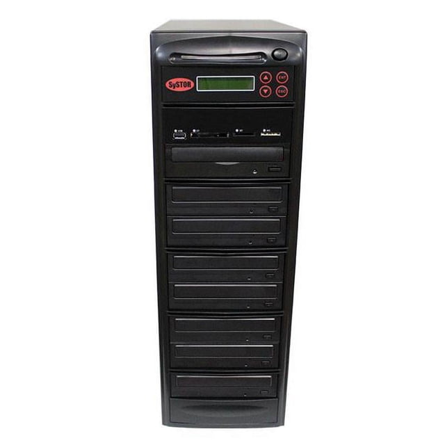 Systor BD-MBC-7 1-7 Blu-Ray BDXL Disc Duplicator with USB SD & CF to Disc Backup Copier Tower