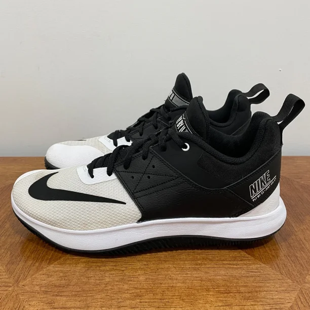 Ni - ke Ni - ke Fly By II Basketball Shoes Mens 12 Black White Lace Up Sneakers AJ5902-001