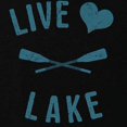 thumbnail image 2 of CafePress - Live Love Lake - Maternity Dark T-Shirt, 2 of 3