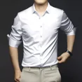 thumbnail image 2 of Camisa Ice Silk Para Hombre, Resistente A Las Arrugas, No Se, 2 of 8