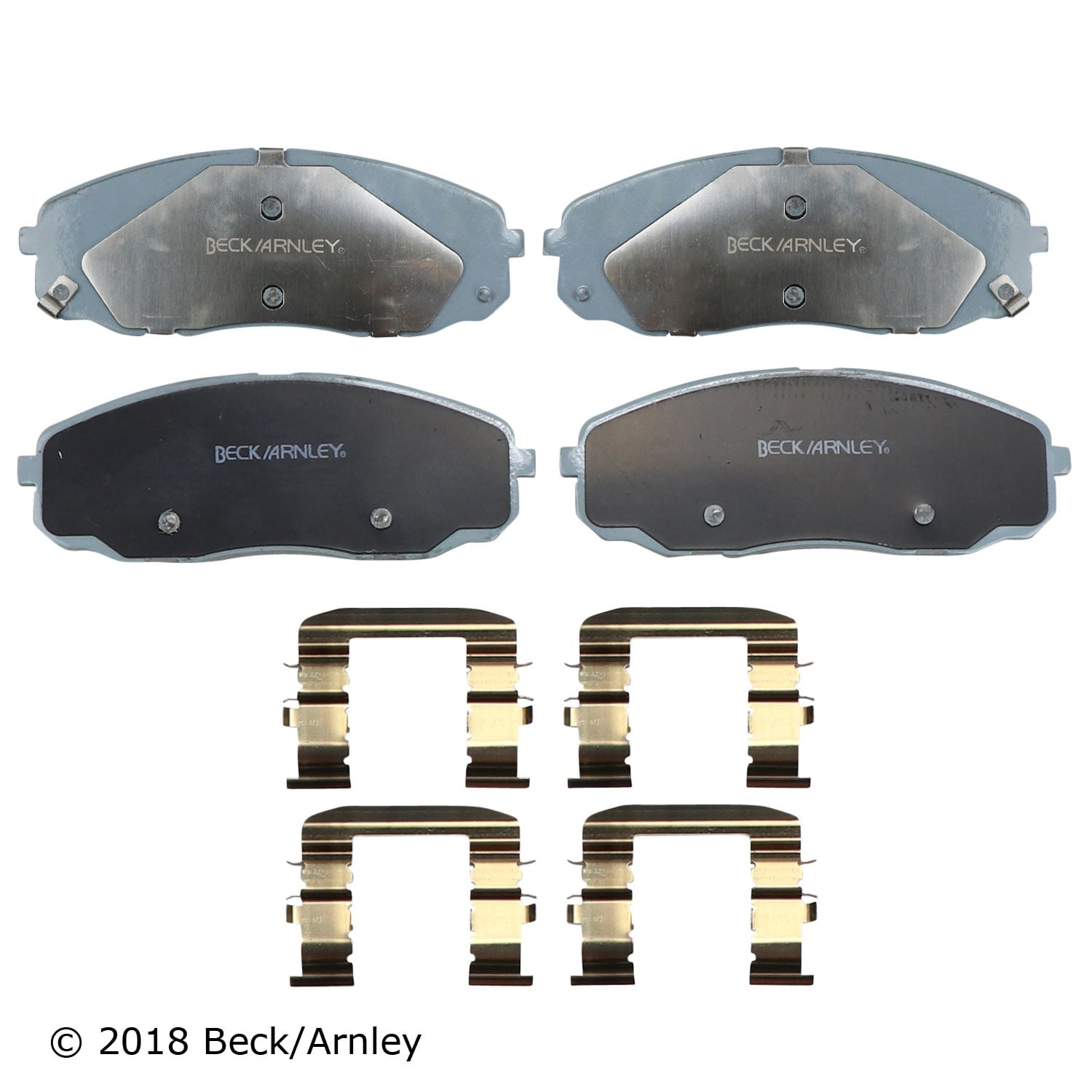 BeckArnley 085-7031 Premium Asm Pads W / Hardware
