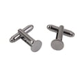 thumbnail image 2 of 8mm Flat Round Blank Settings Cufflinks Findings of 20, 2 of 7