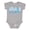 AC-Heather Grey, variant on My First Easter Blue Easter Bunnies Boys or Girls Baby Bodysuit