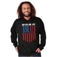 thumbnail image 4 of Unity Freedom Patriotic American Flag Unisex Plus Fleece Graphic Sweatshirt Brisco Brands 5X, 4 of 6