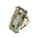thumbnail image 4 of Anillo de oro con incrustaciones de circonita cuadrada, anillo de alta gama de moda para damas, incrustación de media piedra preciosa, opción de regalo versátil, fácil de usar, 4 of 4