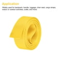 thumbnail image 4 of Correa de Nylon Plana Uxcell de 1 pulgada y 4 yardas Amarilla para Mochila, Soporte de Equipaje, 4 of 6
