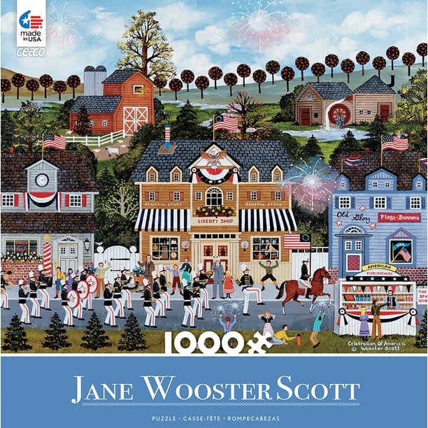 Ceaco - Jane Wooster Scott - Celebration of America - 1000 Piece Jigsaw  Puzzle - Walmart.com