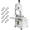 2000W, variant on 2000W Electric Bone Saw Machine, Commercial Electric Meat Bandsaw with 8 Saw Blades, 19.3" x 15.3" Stainless Steel Work Beach, Table Sawing for Meat Factories