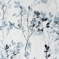 thumbnail image 3 of Woven Trends 2-Pack Floral Semi Sheer Floral Curtains for Living Room and Bedroom, Shabby Chic Botanical Light Filtering Curtains, Set of 2, 52" W x 84" L, Light Blue, 3 of 4