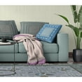 thumbnail image 4 of Floral Windows Throw Pillow in Blue and Pink 20x20, 4 of 9