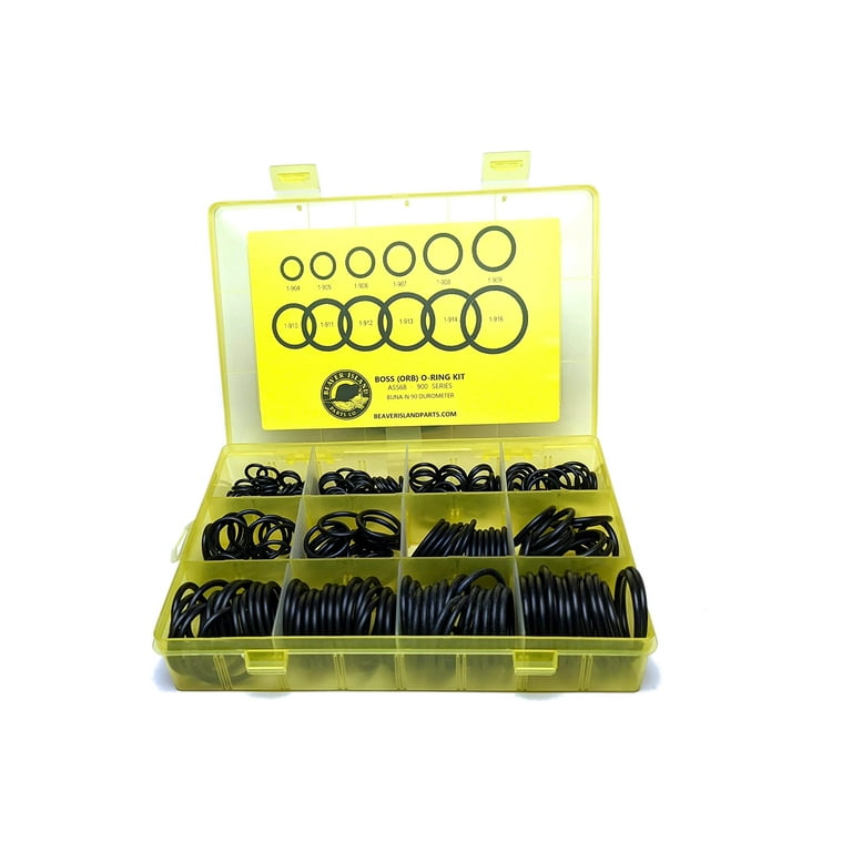 Hydraulic O-Ring Kit BOSS ORB Fittings 245 Pieces (12 Common