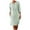 Green, variant on 2026 Women Cotton and Linen Shirt Dress Neck Long Sleeve Casual Loose Maxi Dresses with Two Pockets