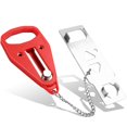 thumbnail image 1 of Newly Two-hole Portable Door Buckle Lock Top Door Stopper Anti-theft Lock Devices, 1 of 7
