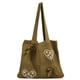 thumbnail image 3 of Bolso Hombro para Mujer Hueco Playa Informal Verano Ganchillo () Verde, 3 of 9