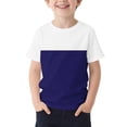thumbnail image 2 of ATOGUTA T Shirts Boys Short Sleeve Crew Neck Summer Trendy T-Shirts Clothes for Teen Boys Blue, Size 2T-13, 2 of 6