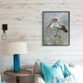 thumbnail image 2 of Stupell Industries Pelican Resting on Wooden Pillar Soft Grey,24 x 30,Designed by Heather Hayes, 2 of 7
