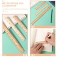 thumbnail image 3 of Milisten 12Pcs Wood Rulers Measuring Rulers Students Rulers Math Learning Rulers Clear Printing Rulers, 3 of 6