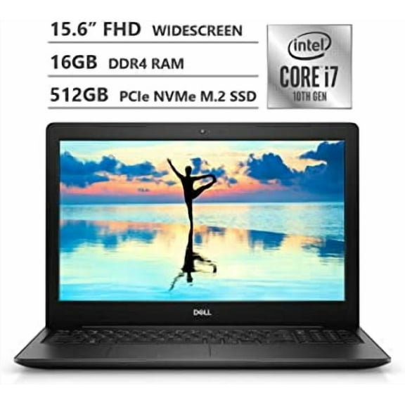 Dell Inspiron 15 Laptop: 10th Gen Core i7-1065G7, 512GB SSD, 16GB RAM, 15.6" Full HD Display