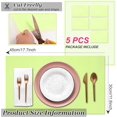 thumbnail image 2 of Refrigerator Liners Shelf Liners Washable Refrigerator Mats Kitchen Silicone Refrigerator Pads Place Mats 5PCS/Set, 2 of 8