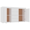 thumbnail image 5 of IM Lashes Sideboard Living Entryway Serving Storage Cabinet Doors Dining Room Console White 47.2"x14.2"x27.2" Chipboard, 5 of 9
