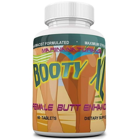 BOOTY XL Best Female Butt Enhancement & Enlargement Pills, Get a Firm, Fuller & Sexy Buttocks, Butt Enhancer. 2600Mg Formula (The Most Dense & Complete Formula