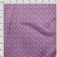 thumbnail image 4 of oneOone Cotton Silk Purple Fabric Geometric Fabric For Sewing Printed Craft Fabric By The Yard 42 Inch Wide, 4 of 4