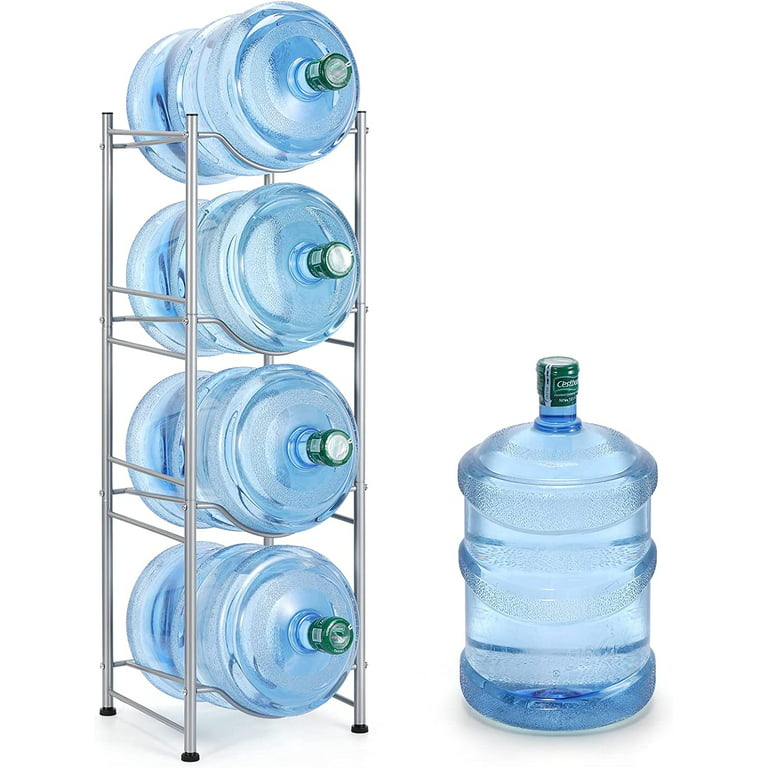4-Bottle 5-Gallon Water Bottle Storage Rack
