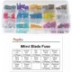 thumbnail image 4 of Surtido de 180 fusibles pequeños para coche, 2 A, 3 A, 5 A, 7,5 A, 10 A, 15 A, 20 A, 25 A, 30 A, 35 A, 40 A, para coche y camión, con 1 extractor de fusibles de cuchilla y 1 caja de, 4 of 5