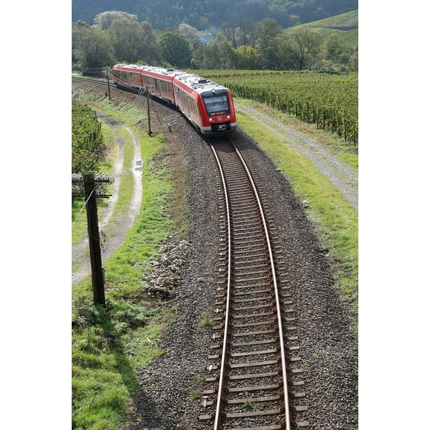 Peel N Stick Poster Of Regional Express Train Deutsche Bahn Track Poster 24x16 Adhesive Sticker Poster Print Walmart Com Walmart Com