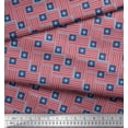 thumbnail image 2 of Soimoi Grey Cotton Voile Fabric Liberia Country Flag Printed Craft Fabric by the Yard 56 Inch Wide, 2 of 3
