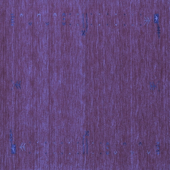 Ahgly Company Indoor Square Abstract Blue Contemporary Area Rugs, 4' Square