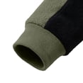 thumbnail image 7 of Tbopshirt Men's Sweatshirt Quarter Zip Fleece Pullover Stand Collar Long Sleeve Top with Chest Zipper Pocket and Contrast Sleeve Patches Casual Outdoor Winter Layer,S-3XL, 7 of 7