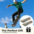 thumbnail image 3 of Skateboard Wall Mount Floating Shelf For Cruiser Street And Longboard Display With Layered Multicolored Design 10 in Wide, 3 of 5