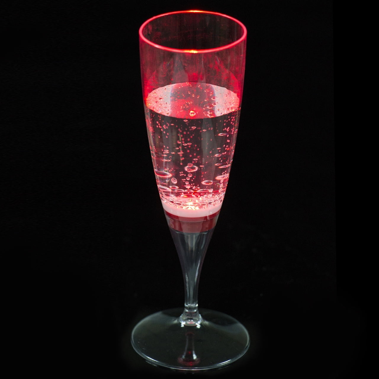 flashing led wine glasses