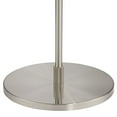 thumbnail image 4 of Possini Euro Design Modern Arc Floor Lamp 69" Tall Brushed Steel Adjustable Boom Off White Linen Drum Shade for Living Room Reading Office, 4 of 8
