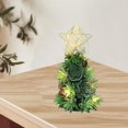 thumbnail image 3 of Árbol de Navidad de PVC epoxi con estrellas para escritorio D, 3 of 6