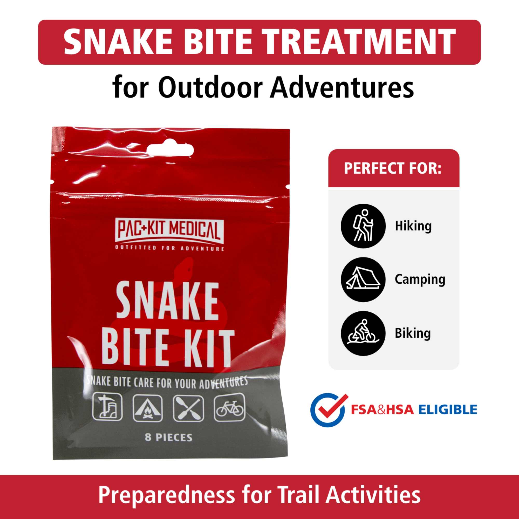 Pac-Kit Snake Bite Treatment Pack 8-Piece photo 2