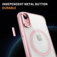 thumbnail image 3 of Magnetic for iPhone XR Case, [Compatible with MagSafe] [Full Camera Protection] [10FT Drop Protection] Non-Yellowing Shockproof Protective Slim Phone Case for iPhone XR,Pink, 3 of 7