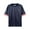 Shirt_mss0190_Navy/White, variant on Mens Mesh Short Sleeve T Shirt Lighweight Active Sportswear Tee