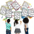 thumbnail image 3 of 1 pcs All About Me Coloring Coated Poster Classroom Home Educational Suppliesblue), 3 of 4